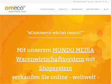 Tablet Screenshot of omeco.de